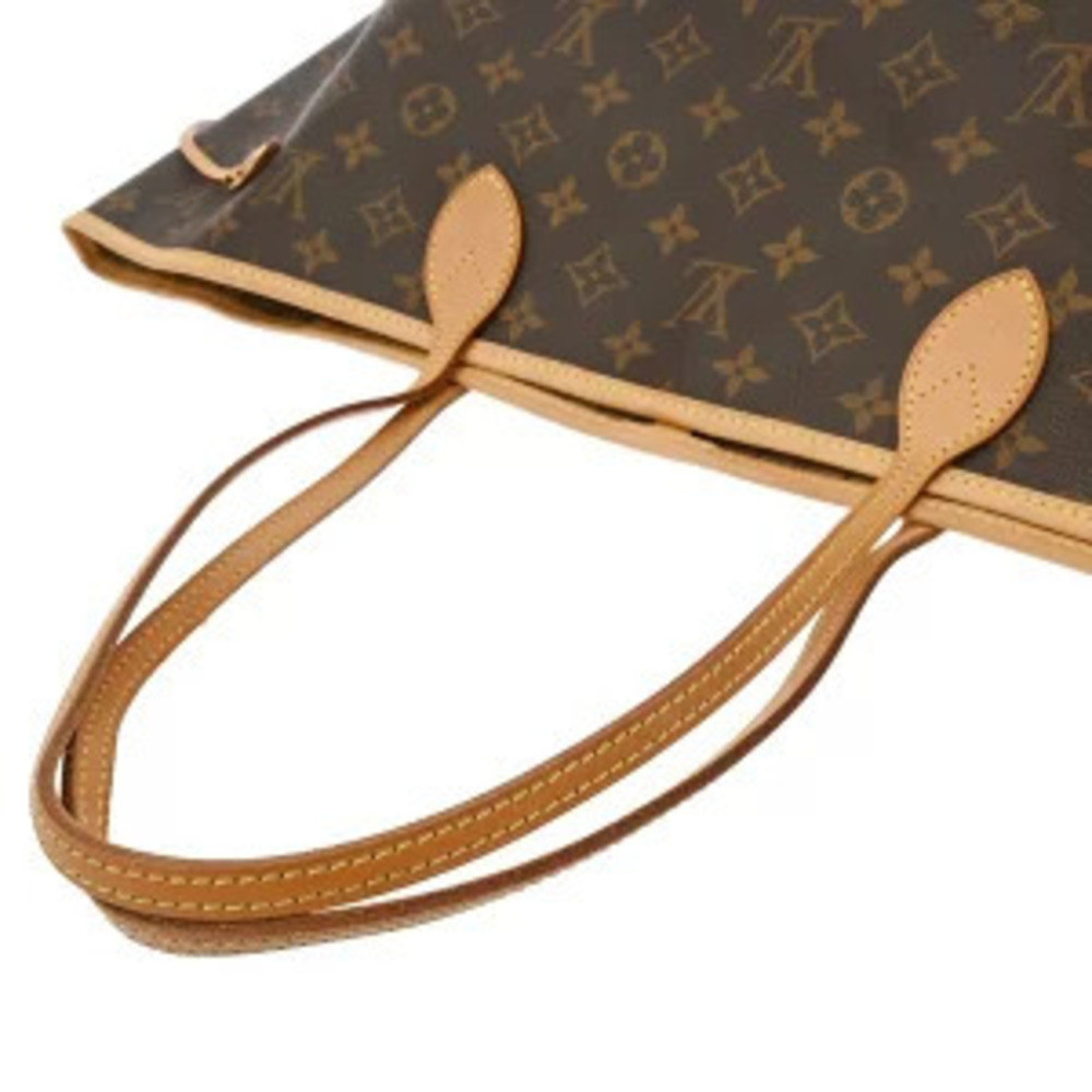 Louis Vuitton Monogram Neverfull Brown Canvas Tote Bag - Picture 3 of 7